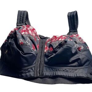 NWT Cozee Corner embroidered bra floral 34C